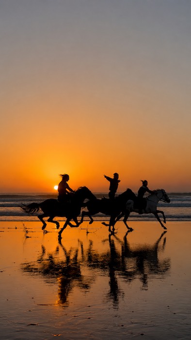 Sunset Ride in Sidi Kaouki